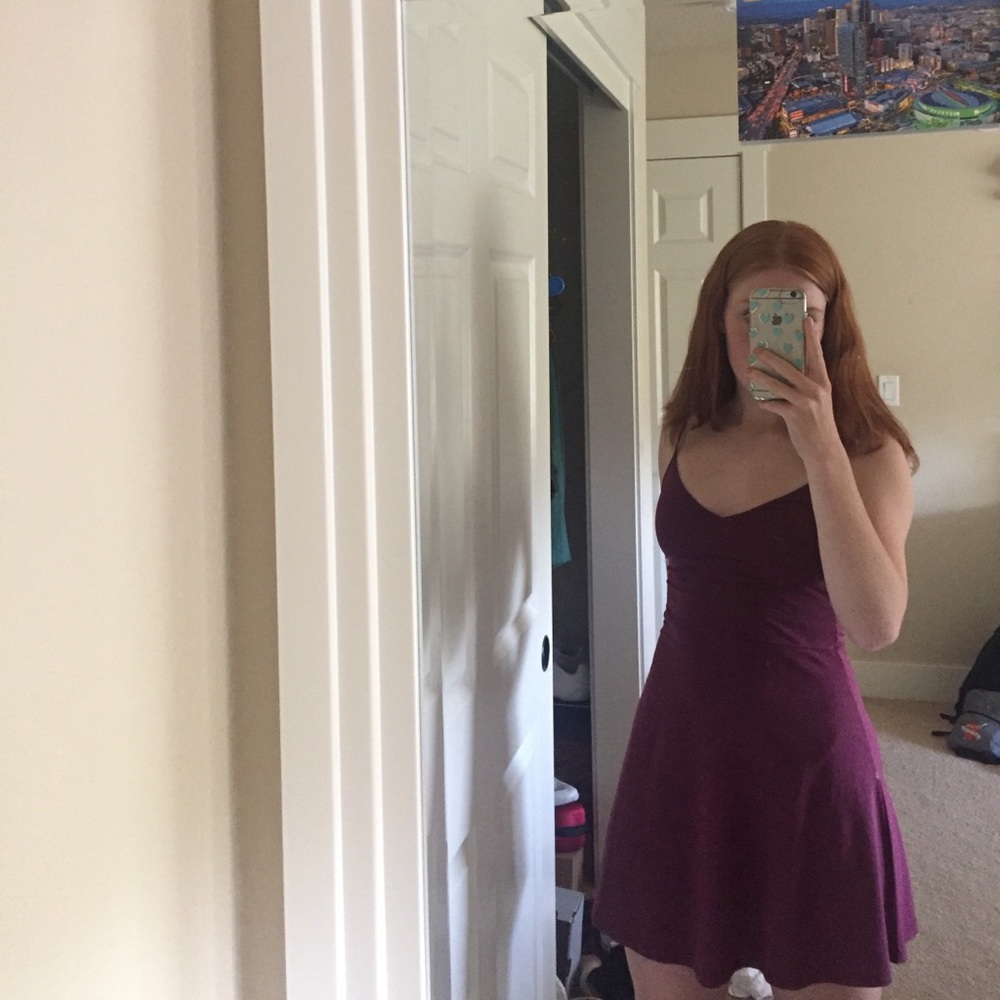 Maroon dress